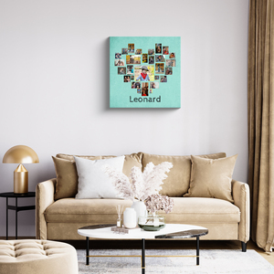Crea un collage de fotos en forma de corazón con las mejores memorias de tu hijo Crea un collage de fotos en forma de corazón con las mejores memorias de tu hijo
