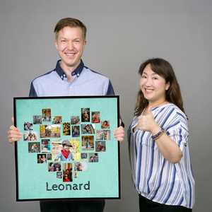 Crea un collage de fotos en forma de corazón con las mejores memorias de tu hijo Crea un collage de fotos en forma de corazón con las mejores memorias de tu hijo