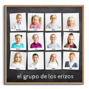 Crea tu collage Polaroid de grupo infantil personalizado ahora