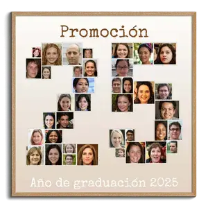 Crea tu Collage de Clase: Año y Mensaje Personalizado