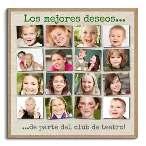 Crea tu collage escolar personalizado con fotos y dedicatoria