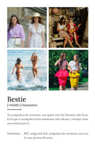 Crea un póster "Bestie" personalizado: tu compañera para aventuras inolvidables