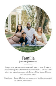 Crea tu cartel definido: Familia, personaliza con fotos y toque especial
