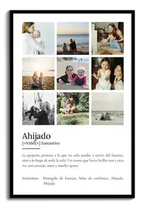 Crea tu póster personalizado para Patenkind con fotos y definición única