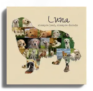 Crea tu Collage del Golden Retriever Personalizado – Recuerdos Únicos