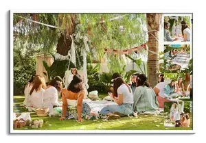 Crea tu collage de fotos de fiesta de verano con texto personalizado