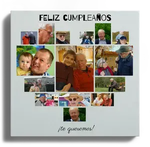 Crea un Regalo Emocional: Collage de Fotos en Forma de Corazón