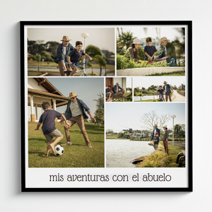 Collage personalizada para el abuelo: ¡Crea recuerdos únicos!