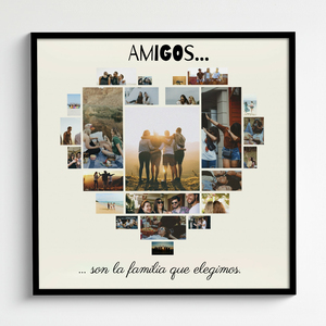 Crea tu collage corazón de fotos personalizado para sorprender a tus amigos