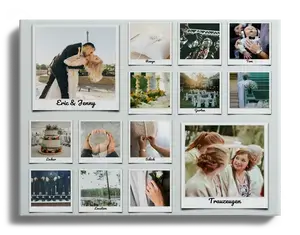 Crea tu Collage Nupcial en Acrílico estilo Polaroid - Un recuerdo único