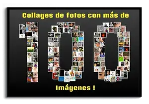 Crea tu Collage Fotográfico "100" de aniversario con más de 100 imágenes