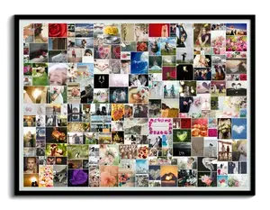 Crea tu collage único de boda con más de 200 fotos emocionantes