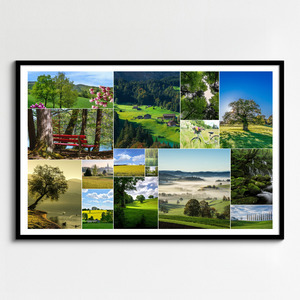 Collage de fotos de paisajes: crea el tuyo con impresión premium ahora
