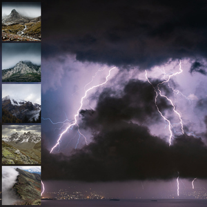 Collage de niebla y tormentas: crea el tuyo con tus fotos e imprímelo en calidad premium