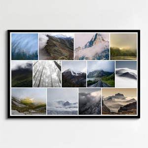 Collage de niebla y tormentas: crea el tuyo con tus fotos e imprímelo en calidad premium