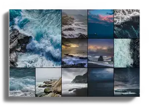 Collage de niebla y tormentas: crea el tuyo con tus fotos e imprímelo en calidad premium