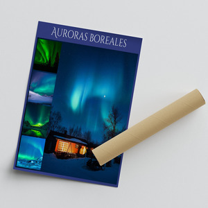 Crea tu collage de naturaleza: impresión premium, auroras, cascadas, arcoíris y tormentas