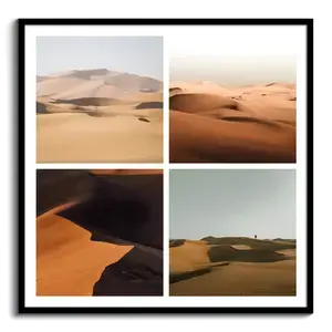 Crea tu collage de naturaleza: dunas, glaciares y cuevas de hielo con impresión premium