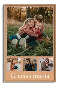 Collage de fotos Día de la Madre y del Padre: crea tu regalo con textos personalizados