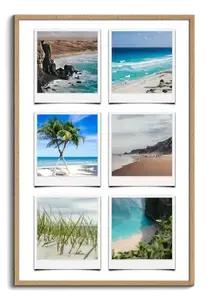 Crea tu Collage Polaroid de Naturaleza con Textos Personalizados