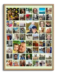 Crea tu póster familiar personalizado con fotos y texto