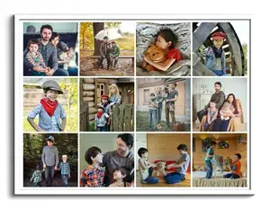 Crea tu Collage Clásico Personalizado: Recuerdos Familiares Elegantes