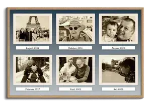 Crea tu collage vintage con tus Polaroids y textos personalizados