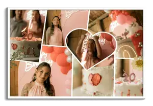 Crea tu collage de fotos scrapbook clean de momentos favoritos