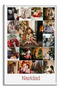 Navidad: Collage de Fotos con Familia y Amigos