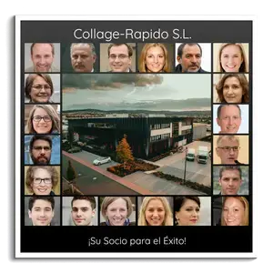 Collage Empresarial en Acrílico: ¡Destaca tu Equipo e Impulsa tu Éxito!