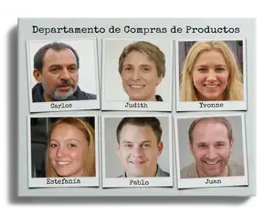 Crea tu collage Polaroid de equipo empresarial: ¡Destaca a tu equipo en la oficina!