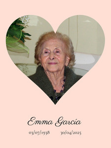 Collage de Recuerdo en Corazón Personaliza tu Homenaje Ahora