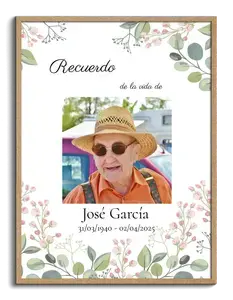Foto de Recuerdo: Homenajea la Vida de Tu Ser Querido