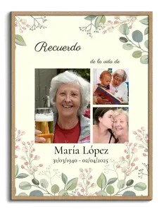 Crea tu Collage de Recuerdo - Lienzo Elegante y Personalizable