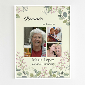 Crea tu Collage de Recuerdo - Lienzo Elegante y Personalizable