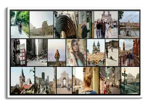 Collage de Vacaciones en Acrílico: Personaliza tus Recuerdos Viajeros