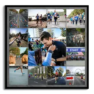 Collage de fotos maratón y evento