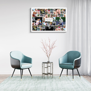 Collage de Recuerdo Premium: Crea un homenaje personalizado y emotivo