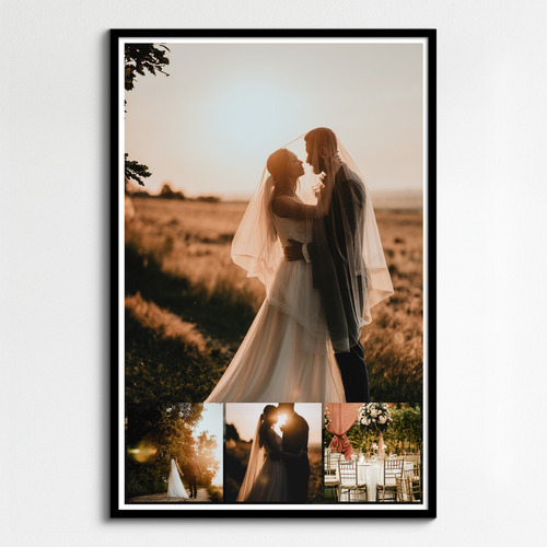 Crea un Collage de Boda Personalizado para Decorar tu Hogar