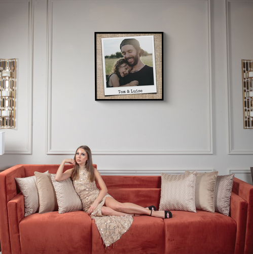 Captura momentos únicos: Crea tu propio poster Polaroid personal de familia