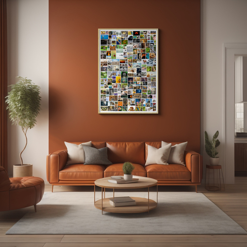 Crea tu propia fotocollage salvaje para decorar tu hogar