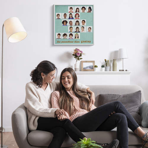 Crea una collage de agradecimiento de los preescolares para sus educadores