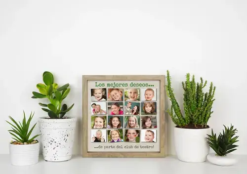 Collage Escolar Creativa con Frase Personalizable