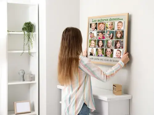 Collage Escolar Creativa con Frase Personalizable