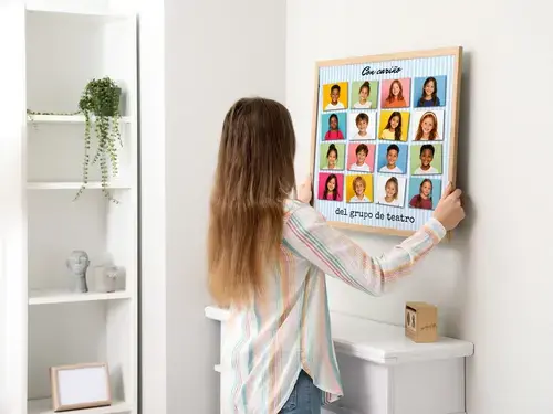 Collage Escolar Creativa con Frase Personalizable