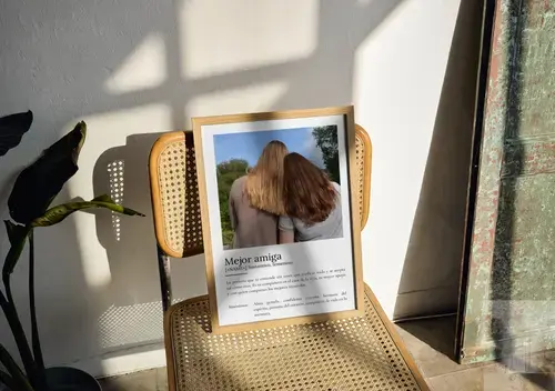 Póster Definiciones: Mejor Amiga Personalizado