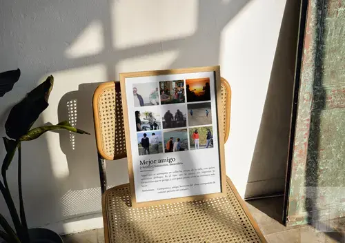 Póster Definición 'Mejor Amigo' Personalizado