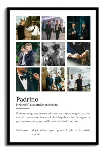 Crea tu póster definitivo para el mejor Trauzeuge con tu foto y definición única