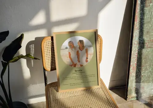 Póster Definición 'Compañera Aventura' Personalizado