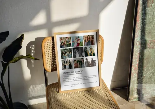 Póster Definición Personalizada "Dama de Honor"